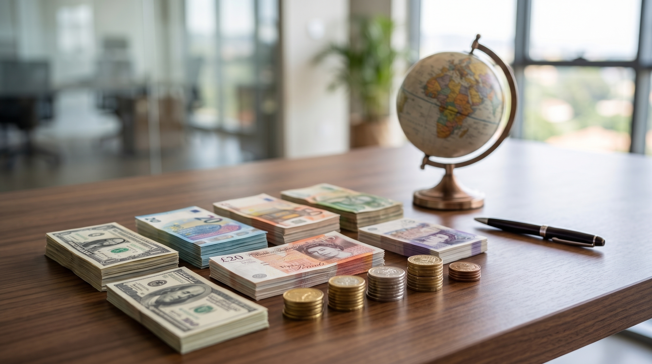 Dollars and Rwandan francs